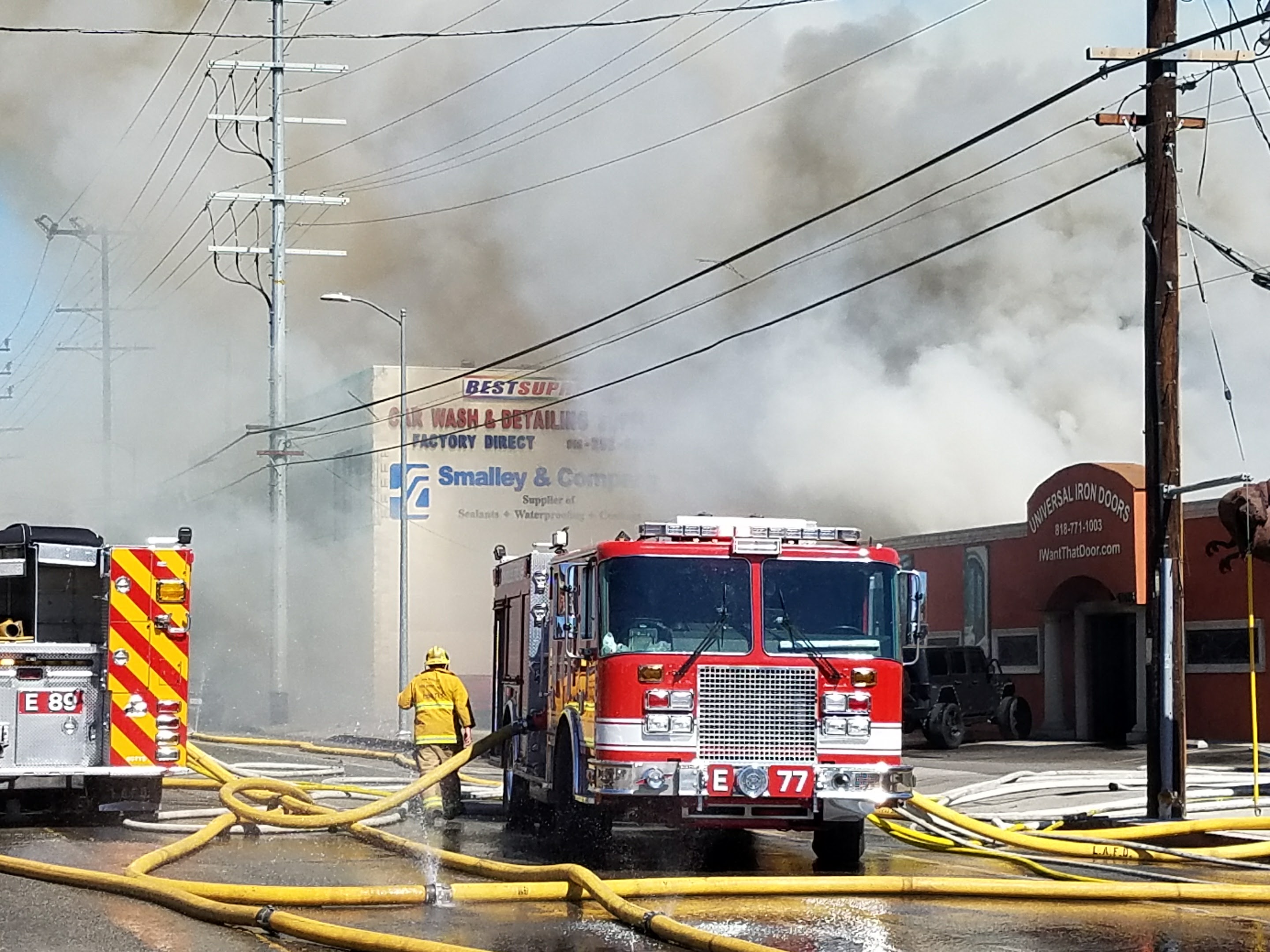 A greater alarm fire in Sun Valley, CA on September 25, 2017