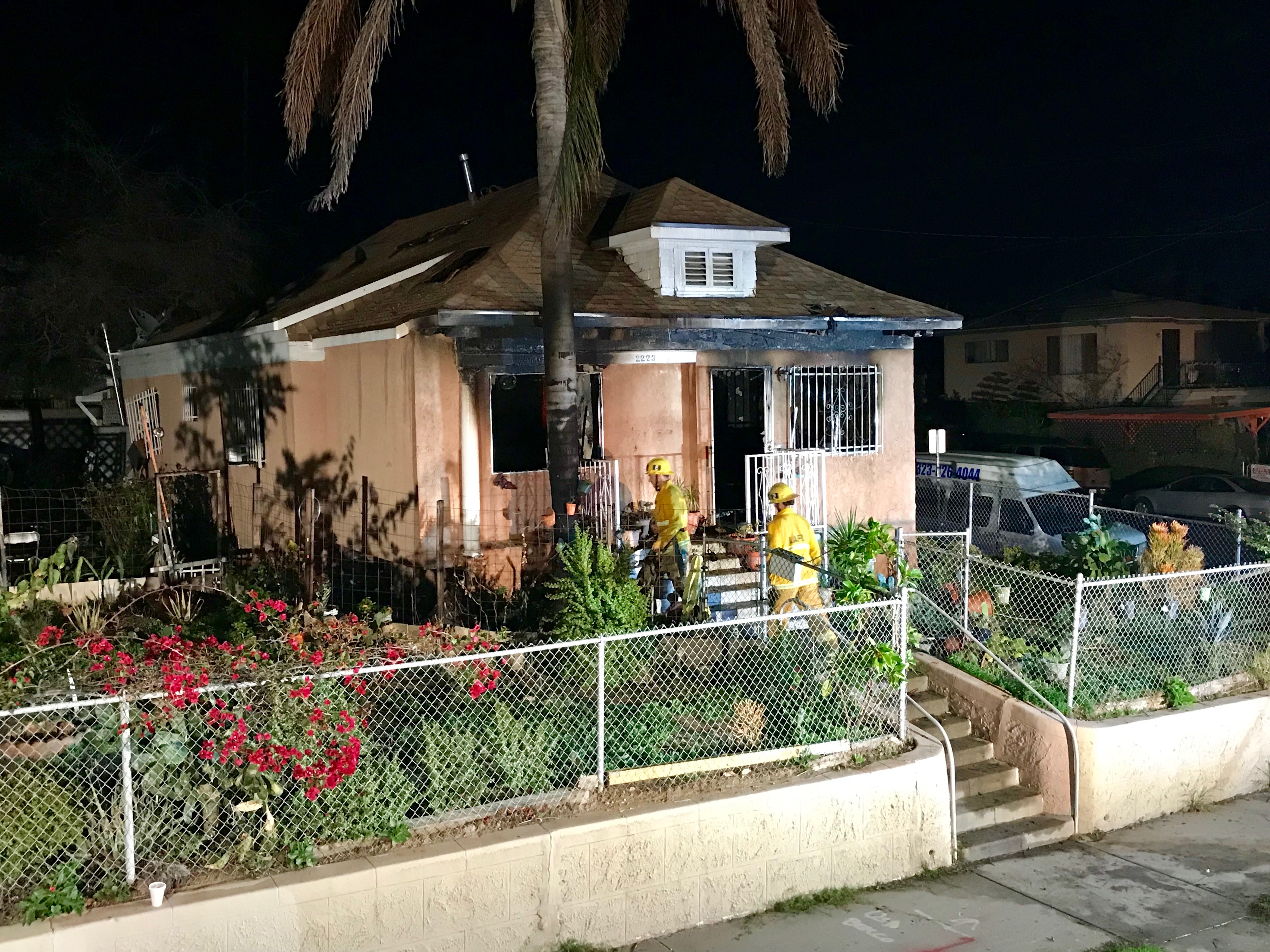 Front of home at 2223 E. Sheridan Street in Boyle Heights