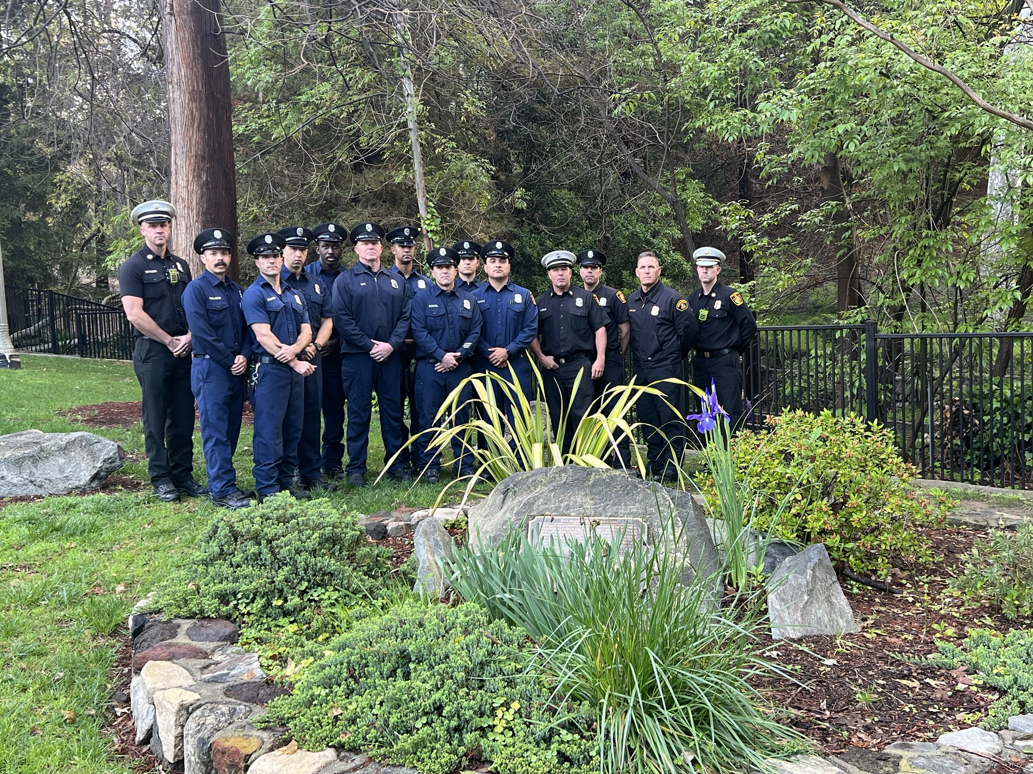 Group picture of the firefighters